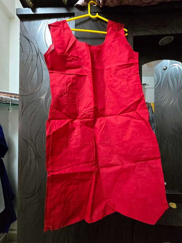 Red Kurta/inner for lakhnowi kurti