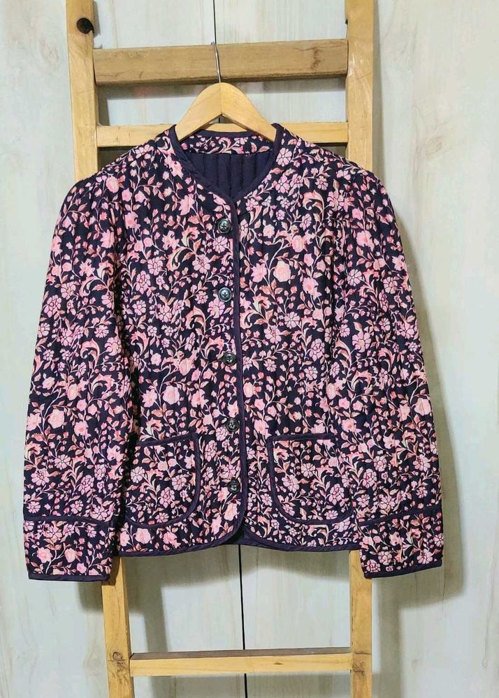 Floral Quilted Jacket size-40