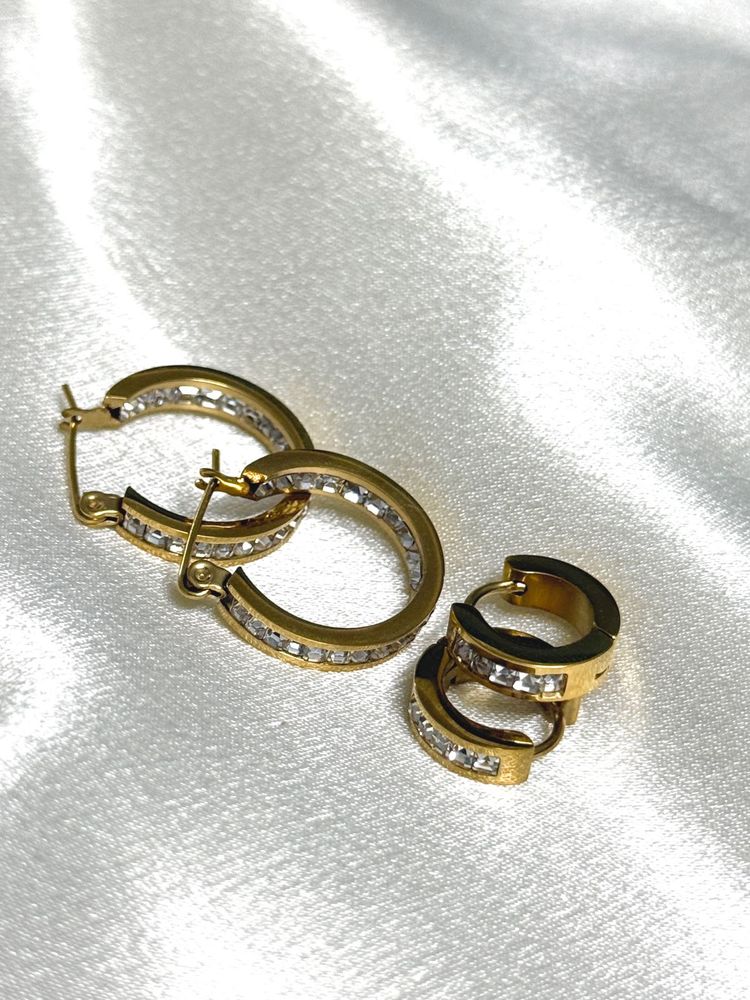 Free Ship - Bestseller Anti Tarnish Hoops Comb