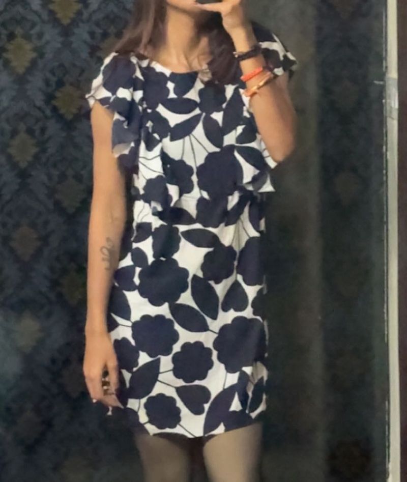 Floral Print Mini Dress