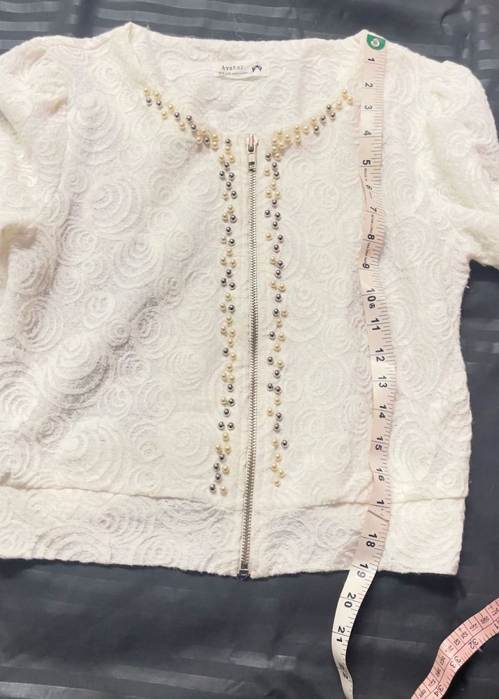 Shrug With Pearls