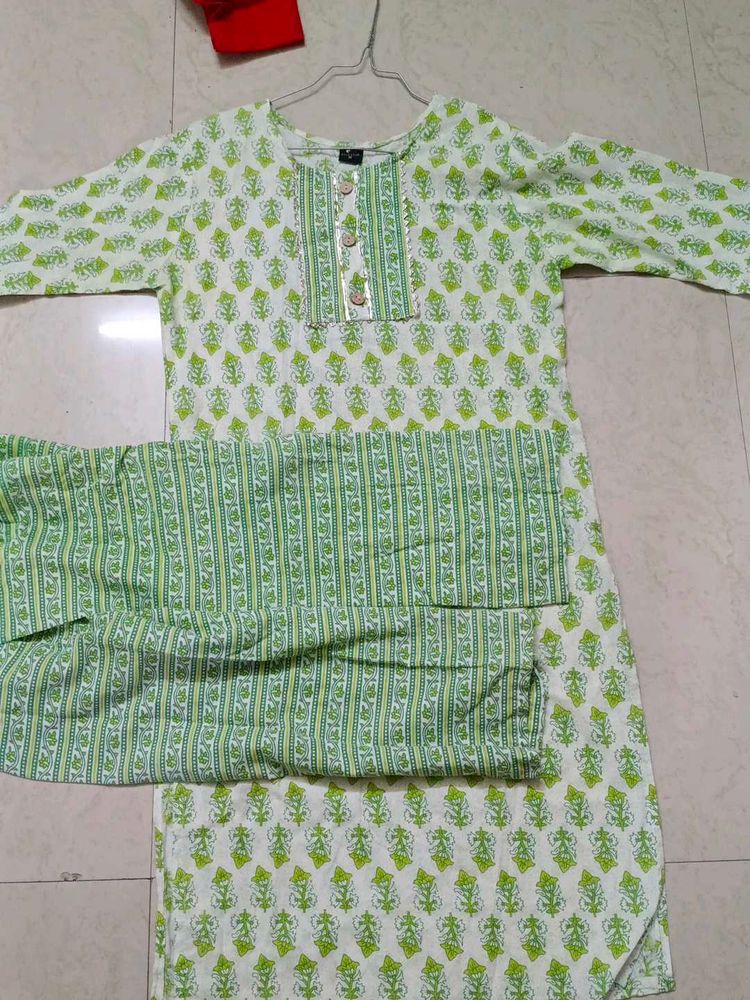 Kurta set green