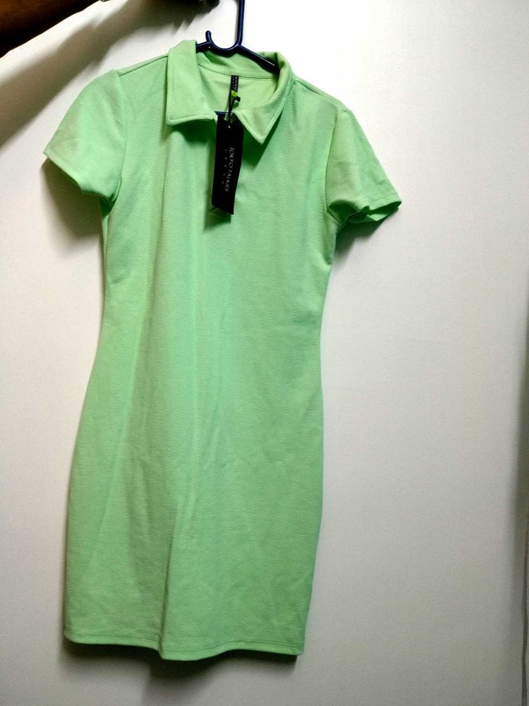 Light Green Mini Dress