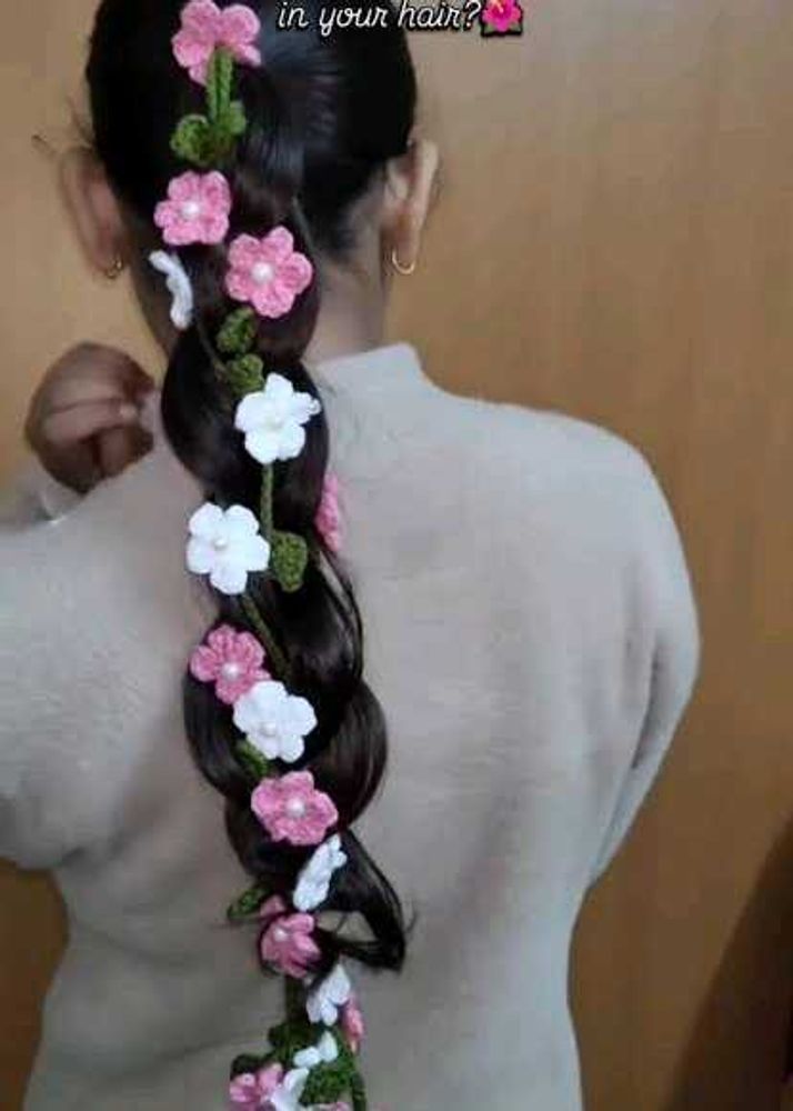 crochet laccha parandi 🌹