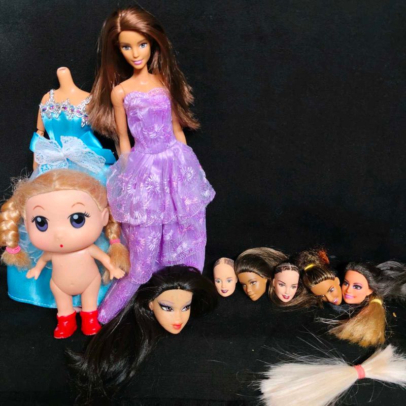 Lot Of Barbie Dolls