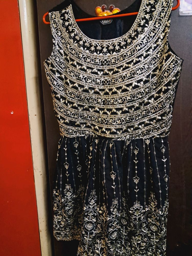 NEW ELEGANT PARTYWEAR Black Sharara Set