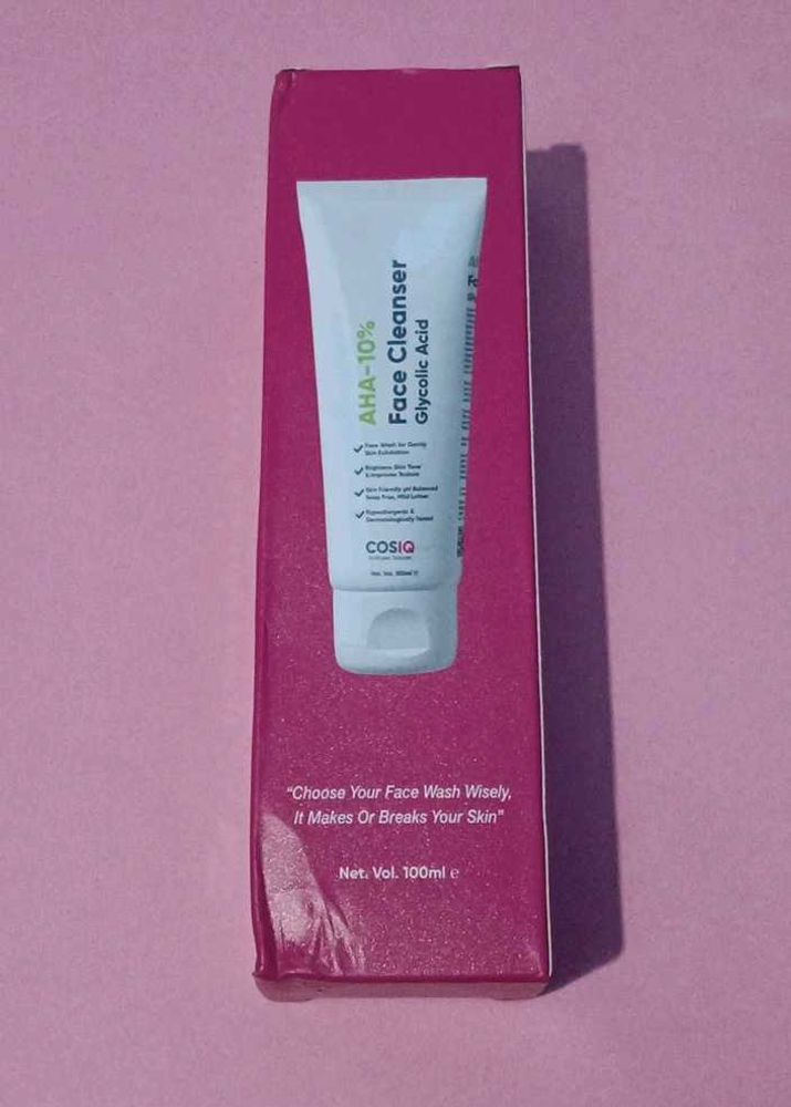 Cosiq Glycolic acid face cleanser
