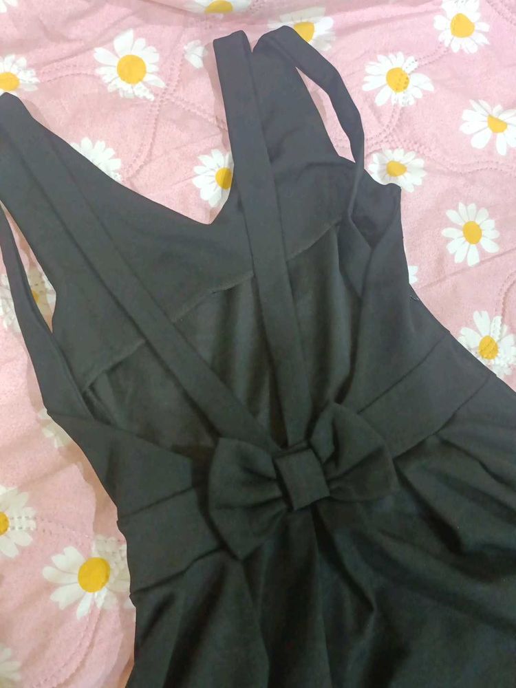 Black Skater Mini Dress