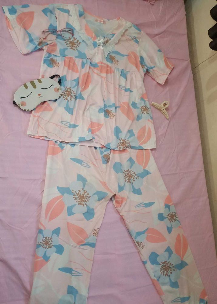 Floral Pajama Set