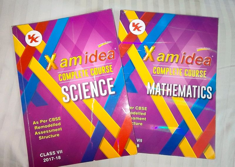 Combo Class 7th Xam Idea Mathematics and Science