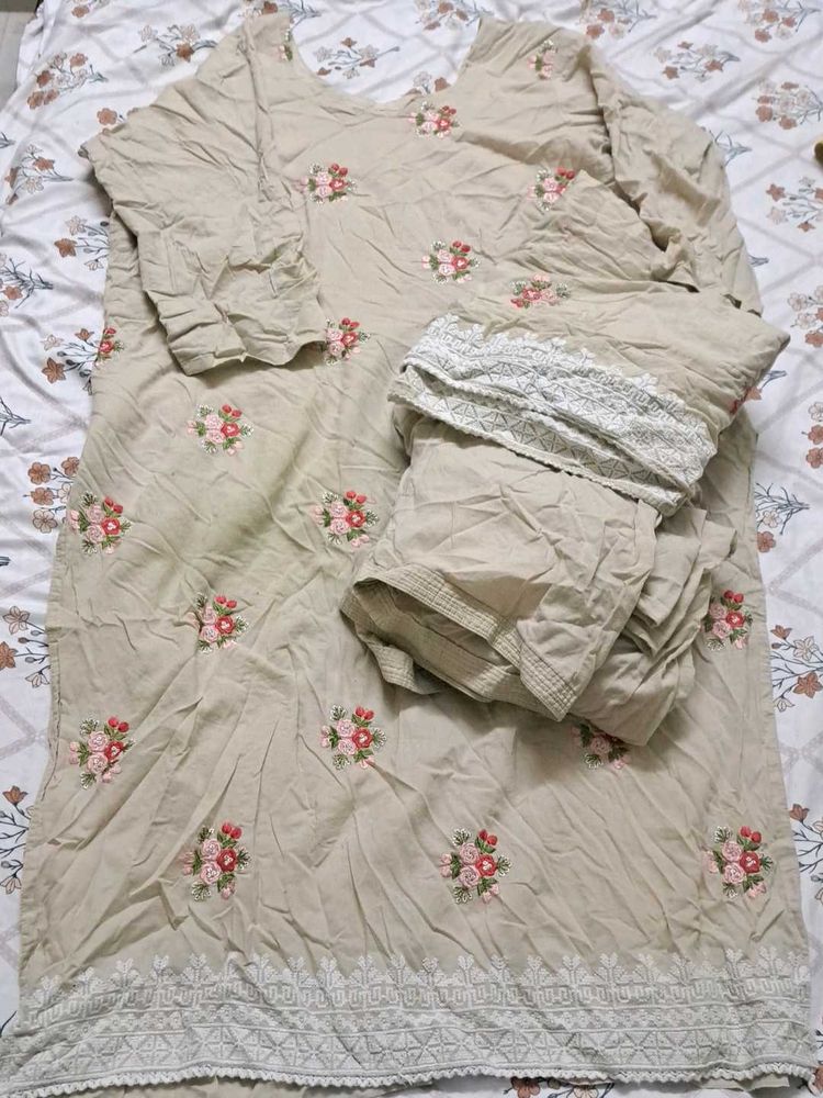 Cotton Suit - Beige