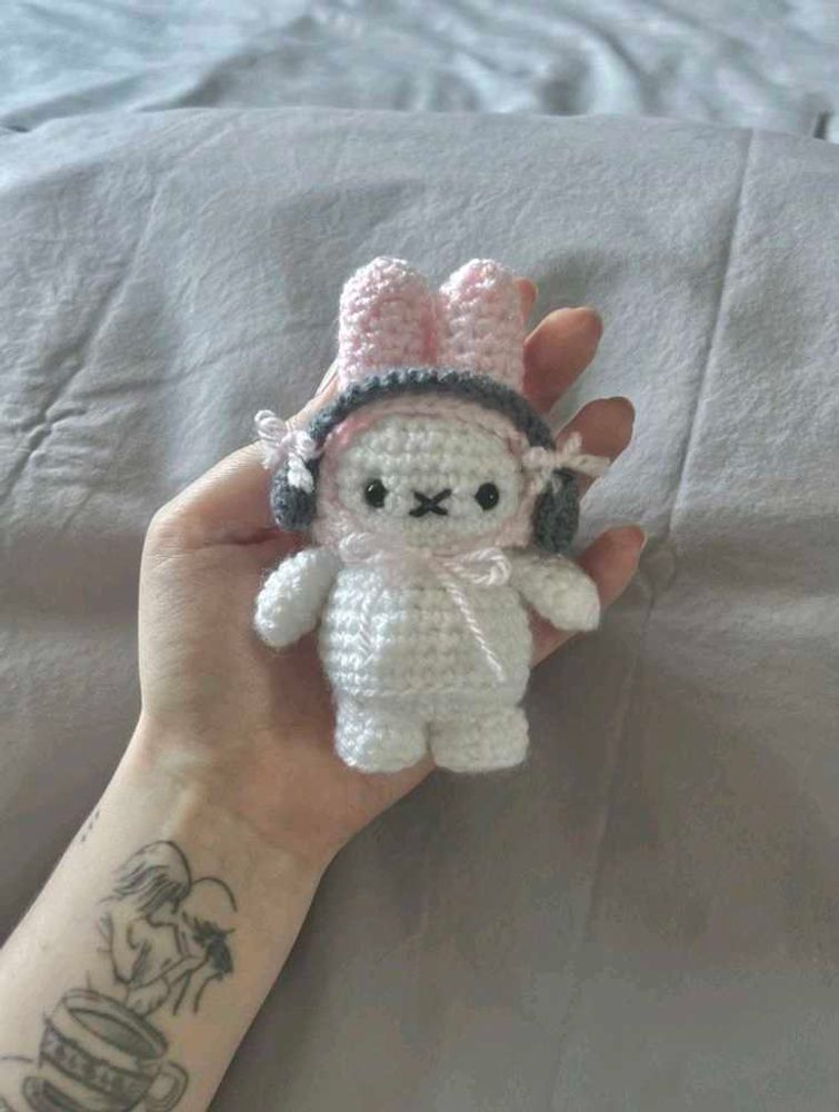 mini Crochet Bunny Plushie