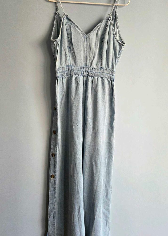 American Eagle Denim Jumpsuit XS 34&#34; chest