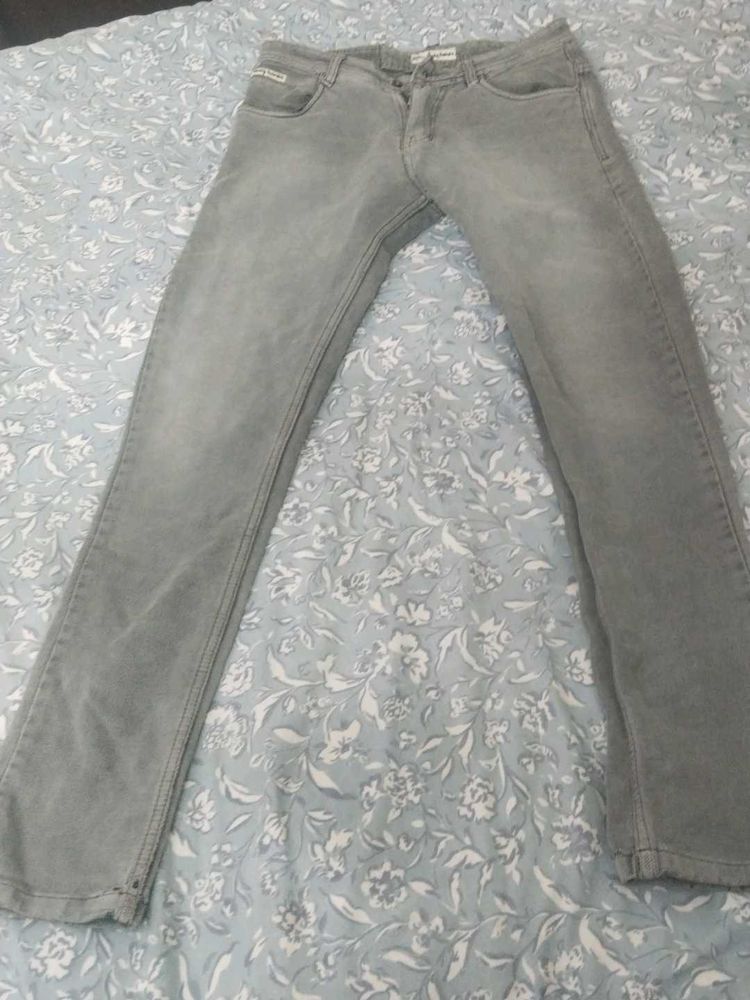 Gray Denim Jeans