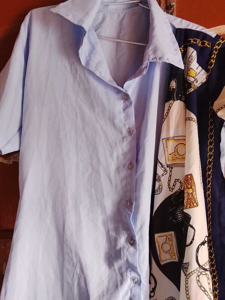 Blue Button-Down Shirt