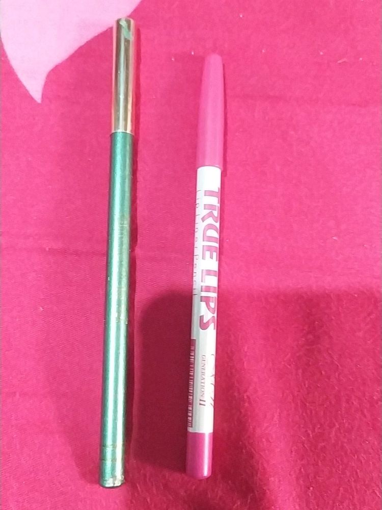 Eyeliner Dark Green &amp; Baby Pink