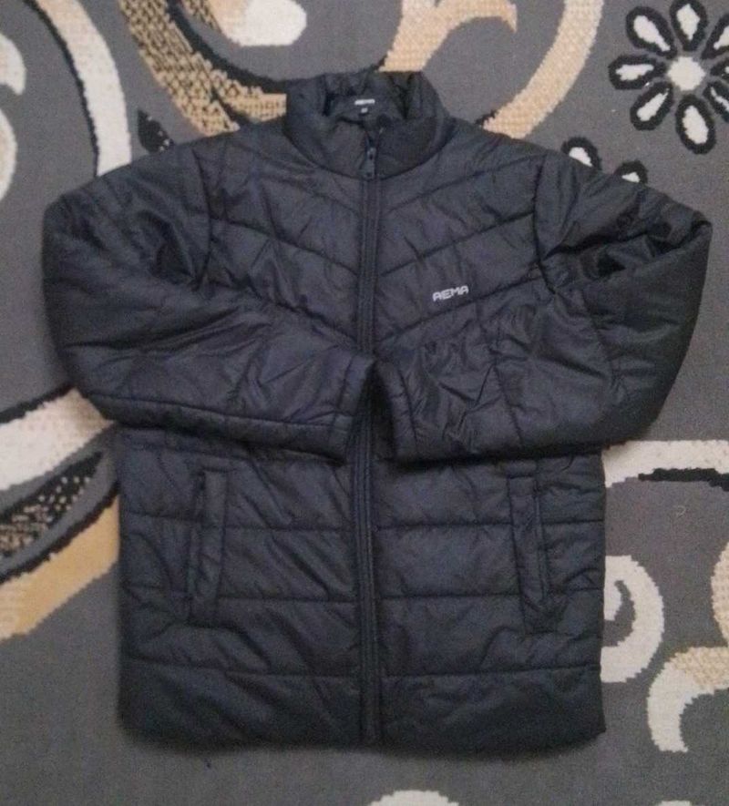 AEMA Black Puffer Jacket