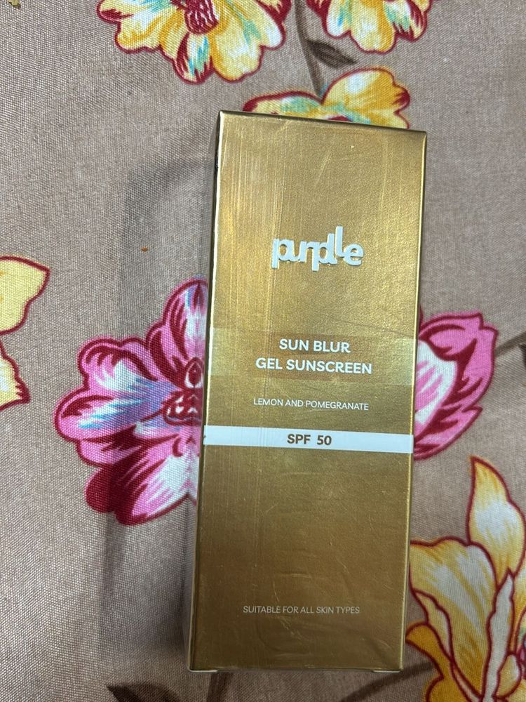 PURPLLE SUNBLUR GEL SUNSCREEN