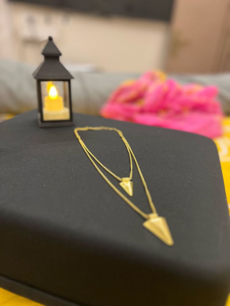 Layered Arrow Necklace
