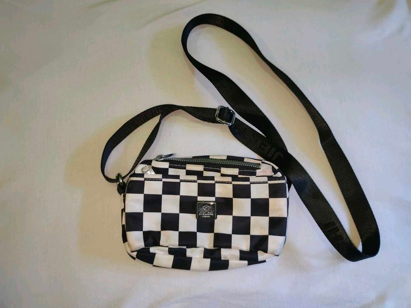 Checkered Crossbody Bag