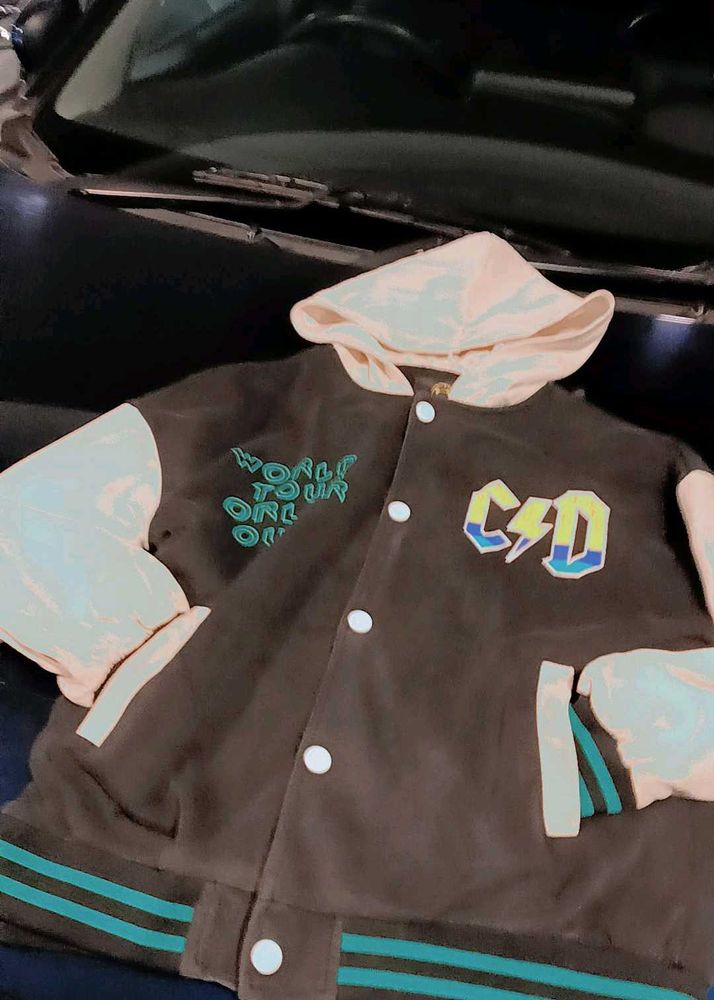 Cool Graphic Varsity Jacket