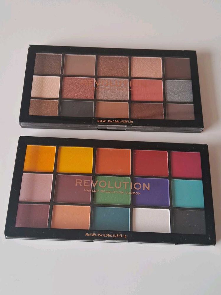 Revolution Eyeshadow Palettes (Combo Of 2)