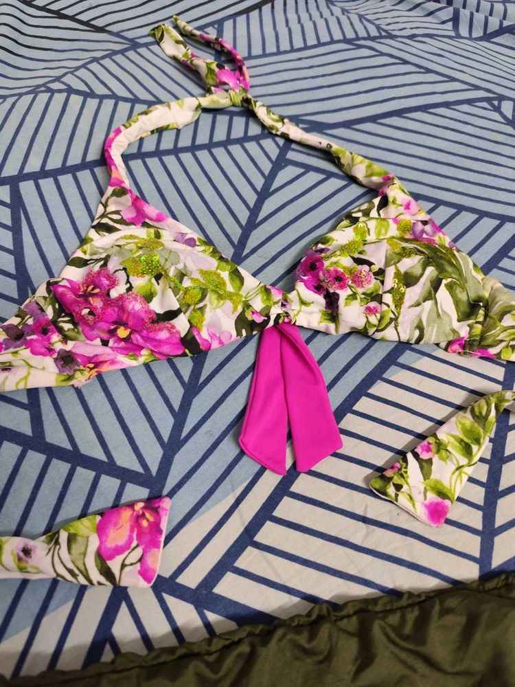 Floral Bikini Top