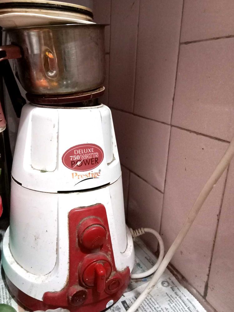 Prestige Mixer With 3 Jars Working Condition