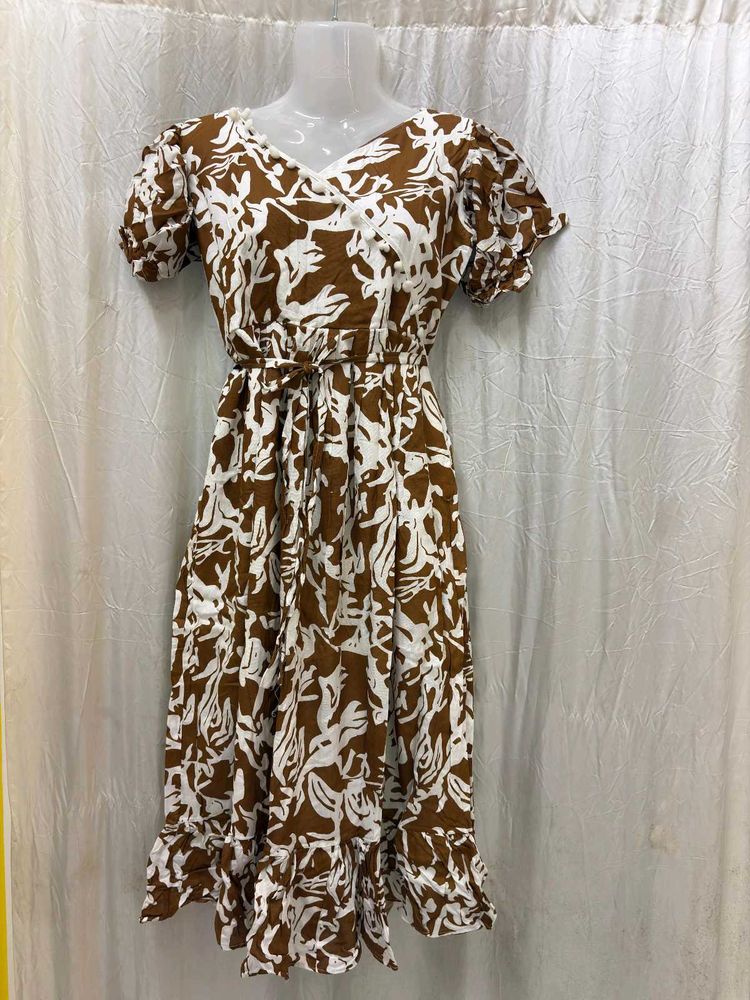 Floral Print Midi Dress