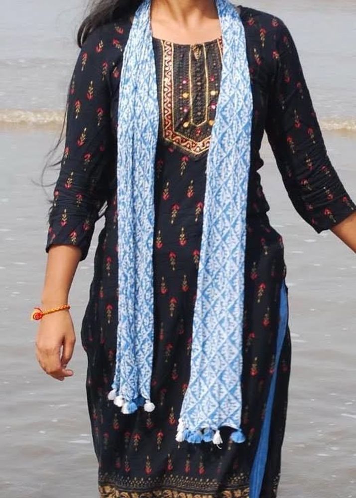 Printed Kurti with T Shirt