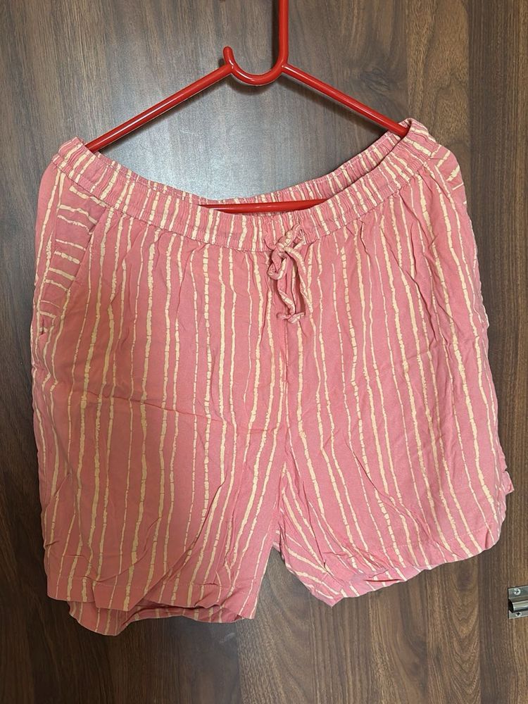 Striped Casual Shorts