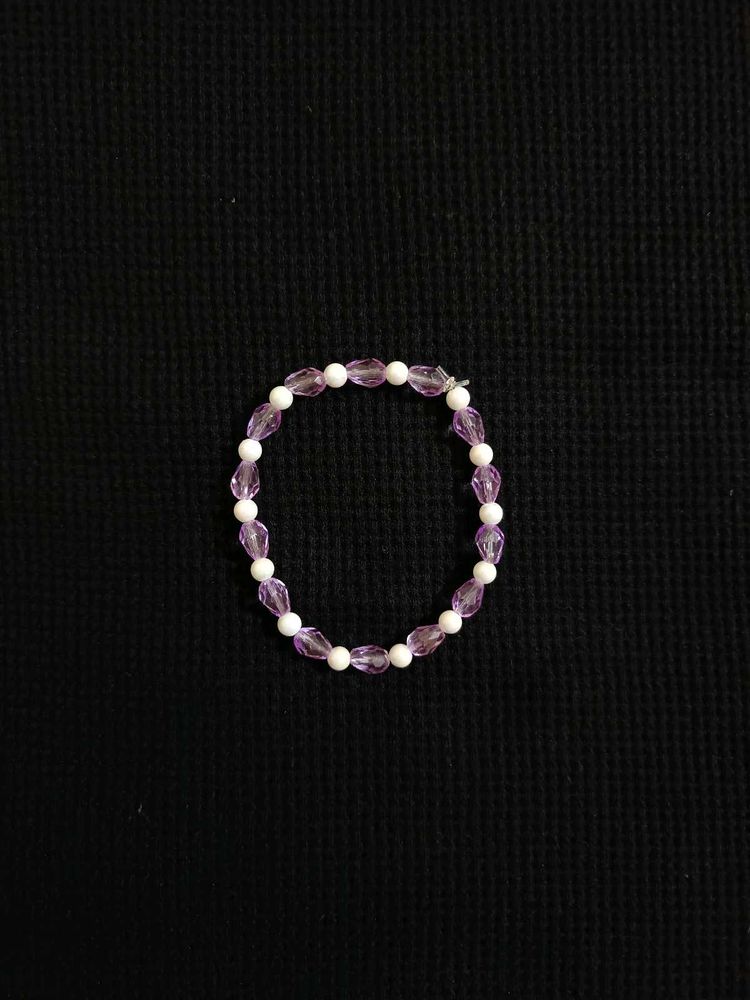 Lilac Pearl Bracelets