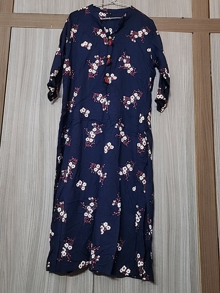 Unused Navy Blue Kurta