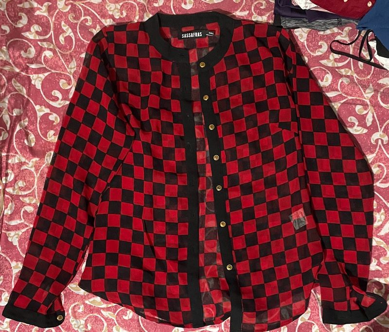 Sassafers Red &amp; Black Shirt