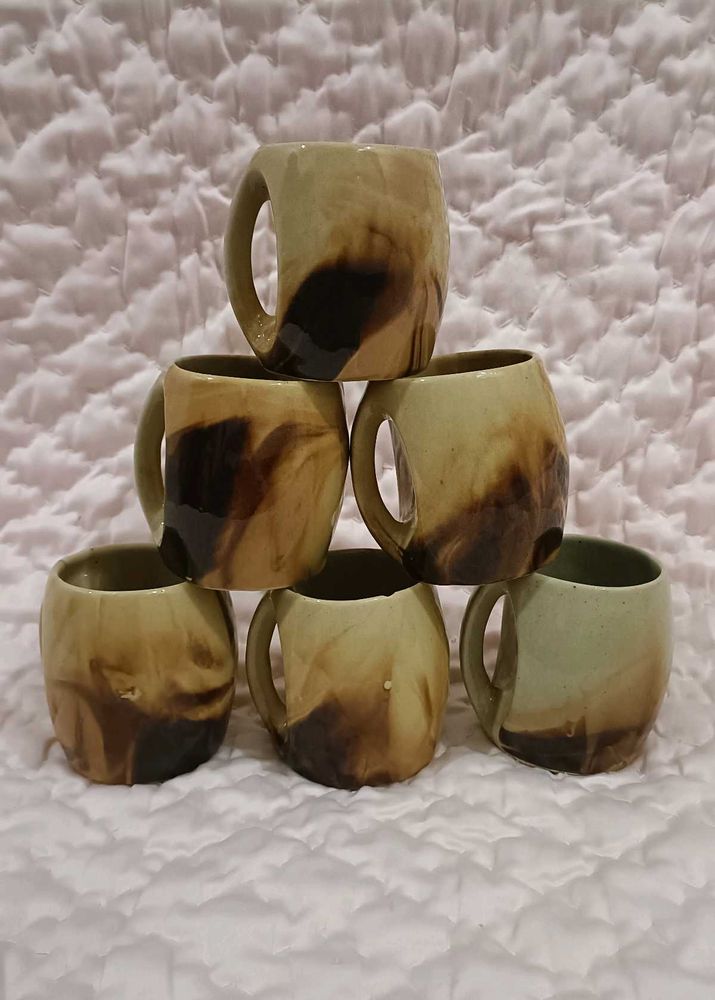 Ceramic Mugs - Set of 6