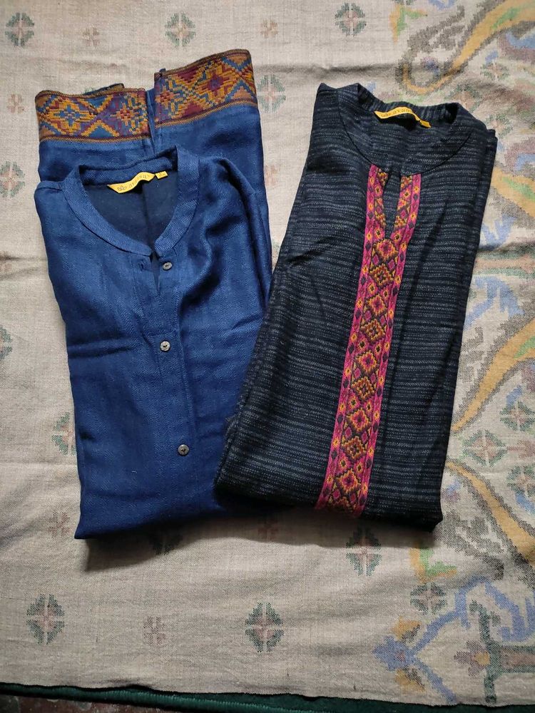 🌸 Set Of 2 Women'sHimachali Kurta!