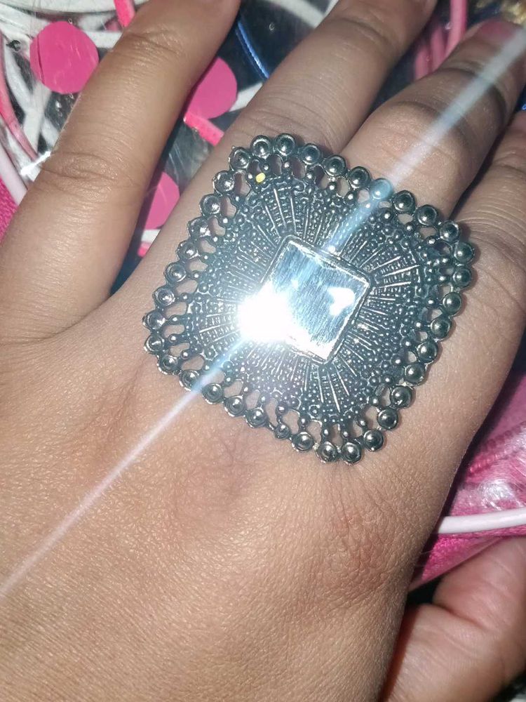Statement Silver Ring