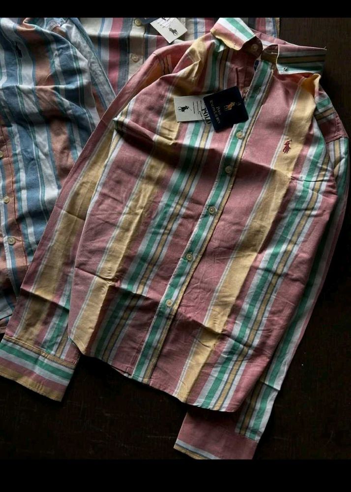Ralph Lauren Striped Button-Down