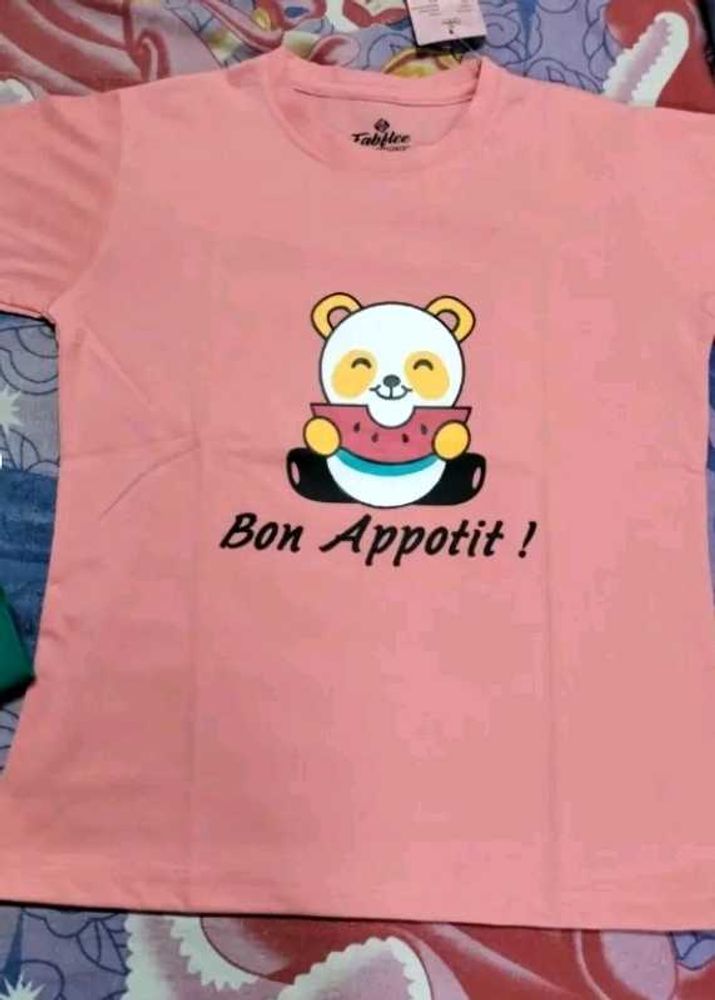 Cute Panda 'Bon Appetit' Tee