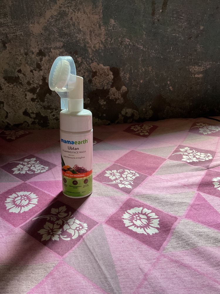 Empty Mamaearth Foaming Face Wash Bottle