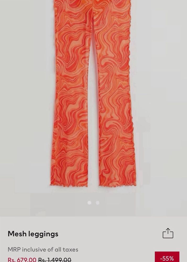 🔥 Statement H&amp;M Mesh Leggings - Like New! 🔥