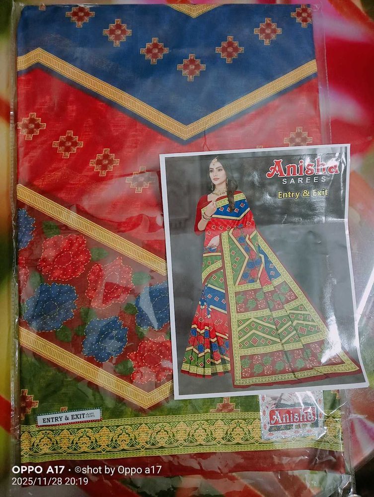 Beautiful Anisha cotton saree