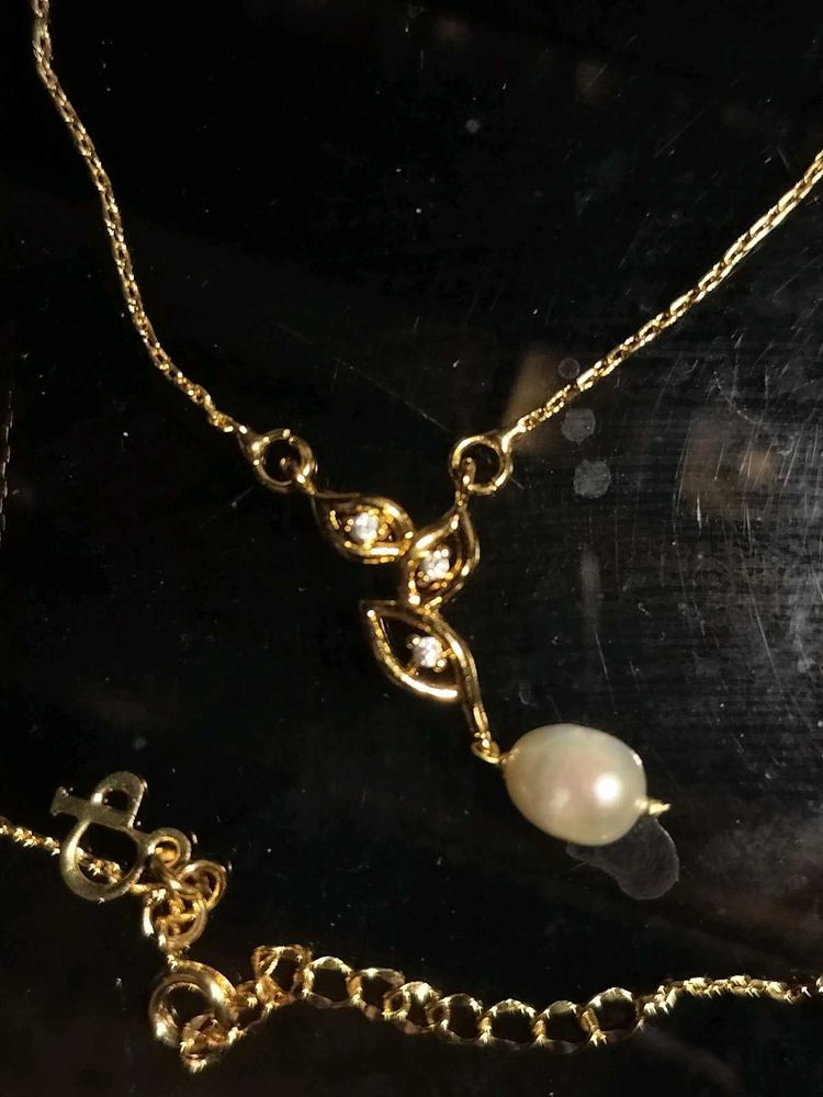 SALEEEE! FreshWaterPearl&amp;GermanSilverNecklace