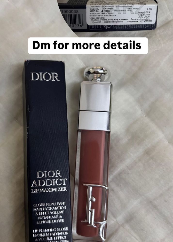 Dior Addict Lip Maximizer Plumping Gloss Rose Nude