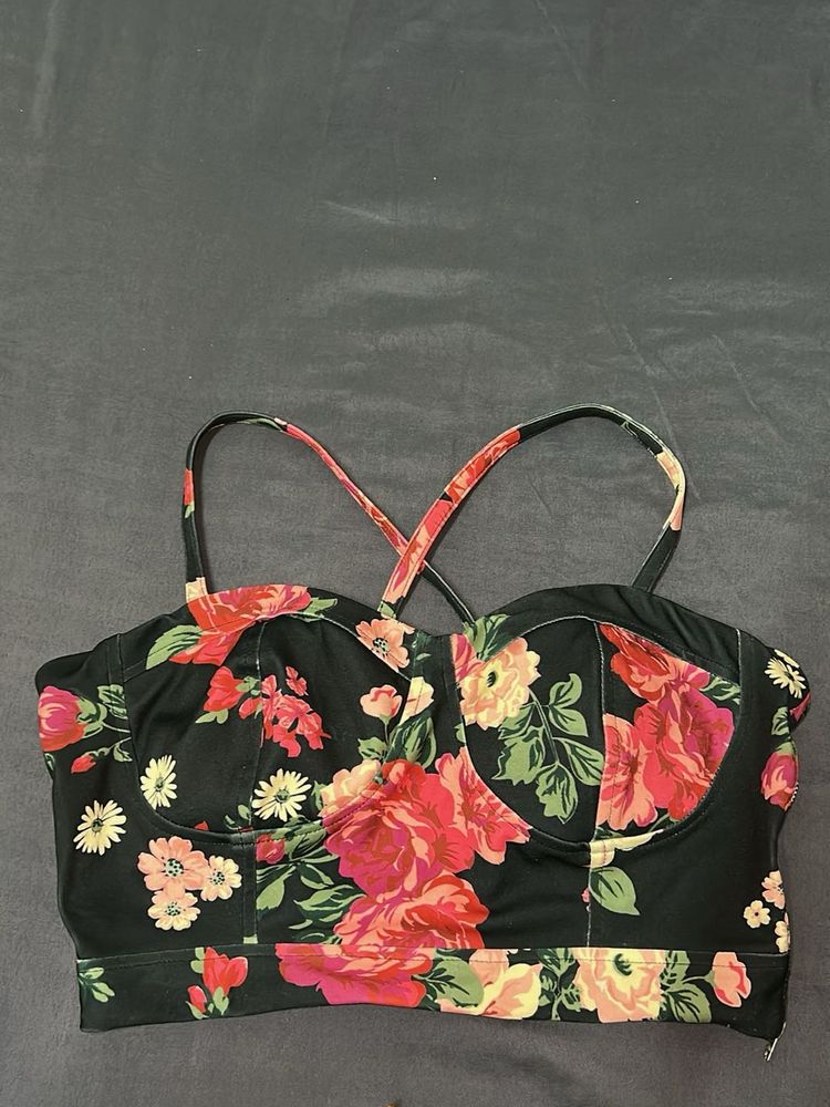 Floral Corset Top