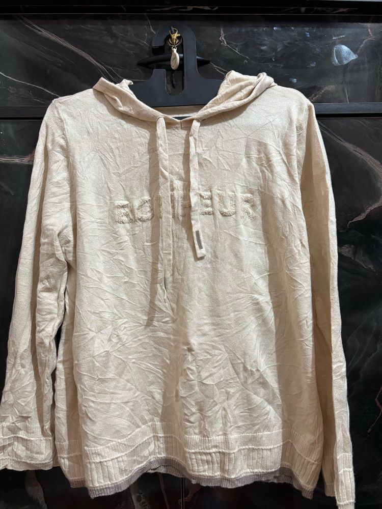 Beige Hoodie