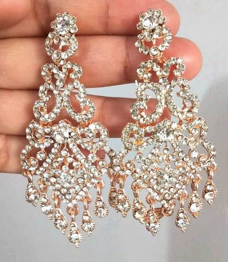 Sparkling Dangle Earrings