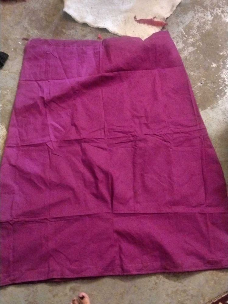 Magenta petticoat with pocket
