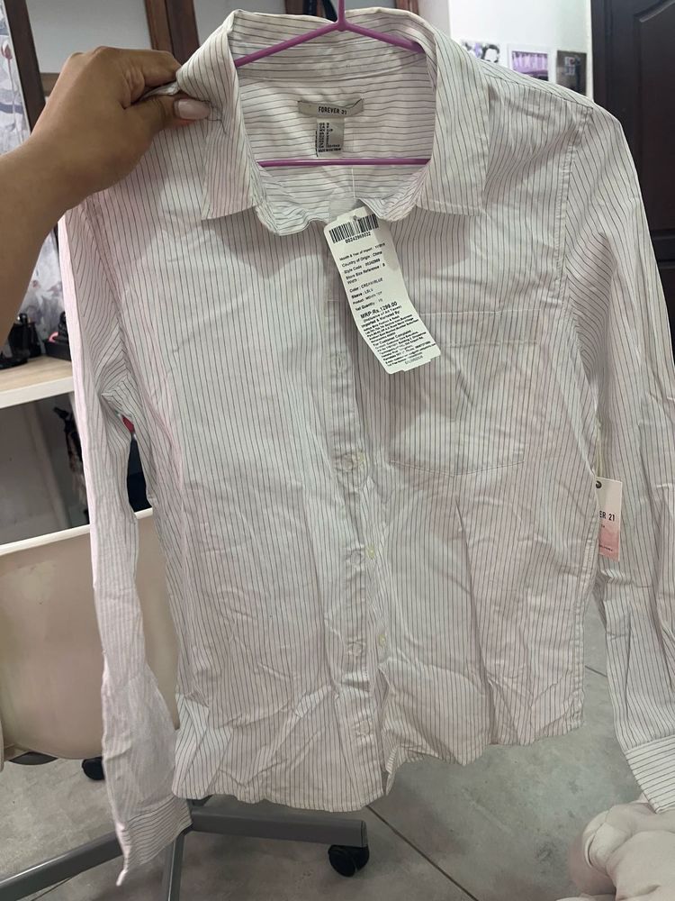 Striped Forever 21 Button Down