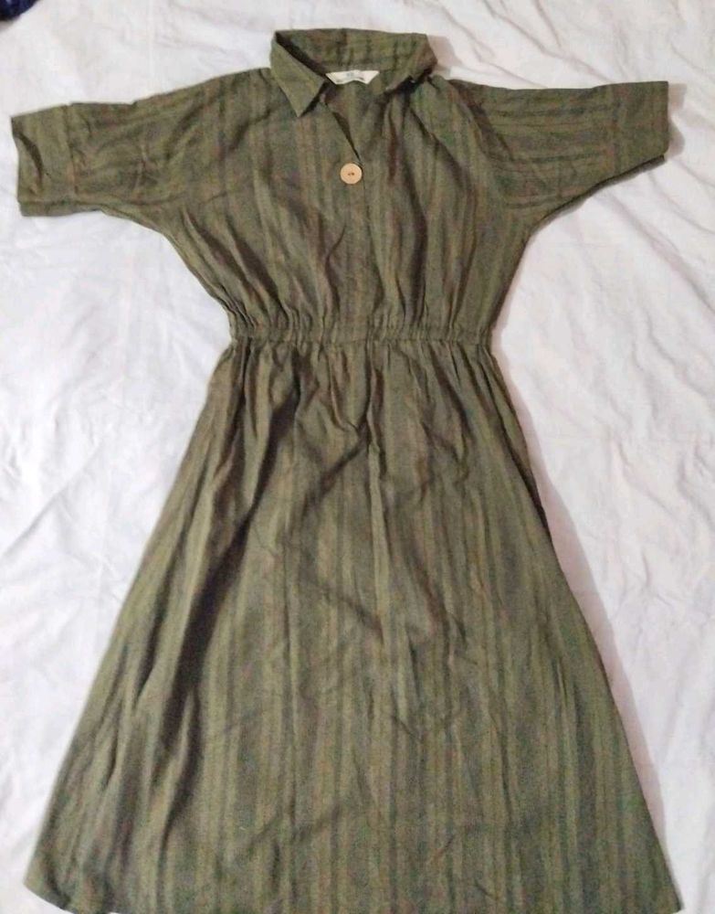 Vintage Style Green Dress